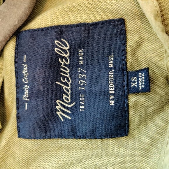 Madewell Outbound Green Utility Jacket size XS - Picture 10 of 10